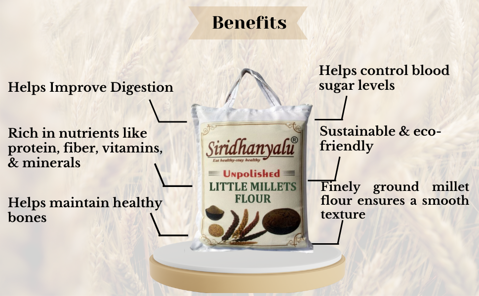 Siridhanya Unpolished & Organic Millet Flour SPN-UOA6AC