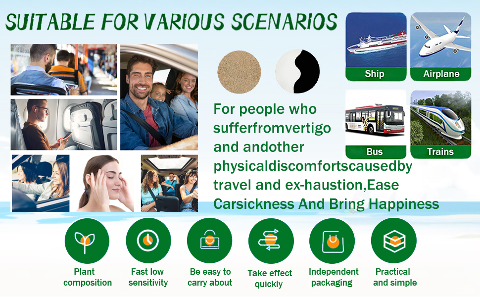 Relieving Sickness of Cars,Airplanes,Cruise,Trains