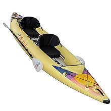 Buoy Watersports Havasu Two Seat Kayak - side view to see the seats and footrests