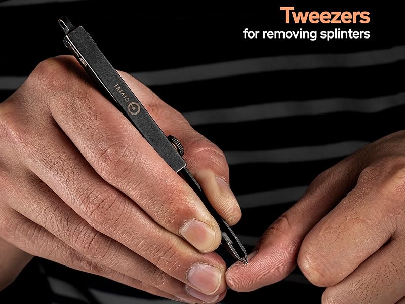 CIVIVI Precision Tweezers for Splinters, Retractable