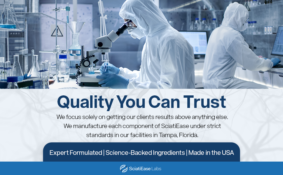 SciatiEase - 30 Day Supply - Sciatica Pain Relief - 5