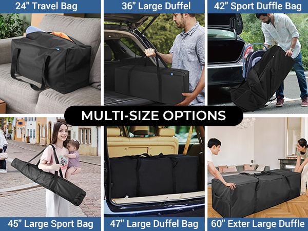 Multiple sizes to meet different needs