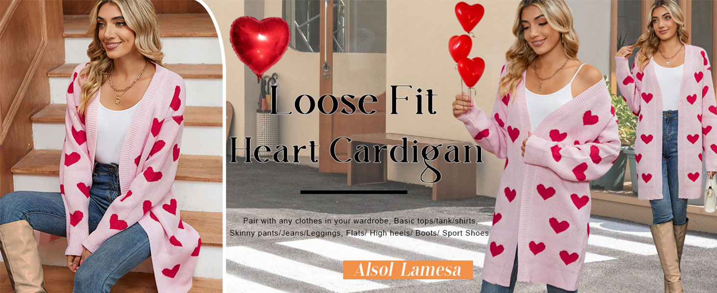 heart cardigan