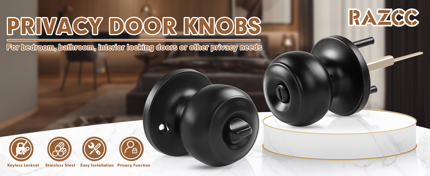 privacy door knobs