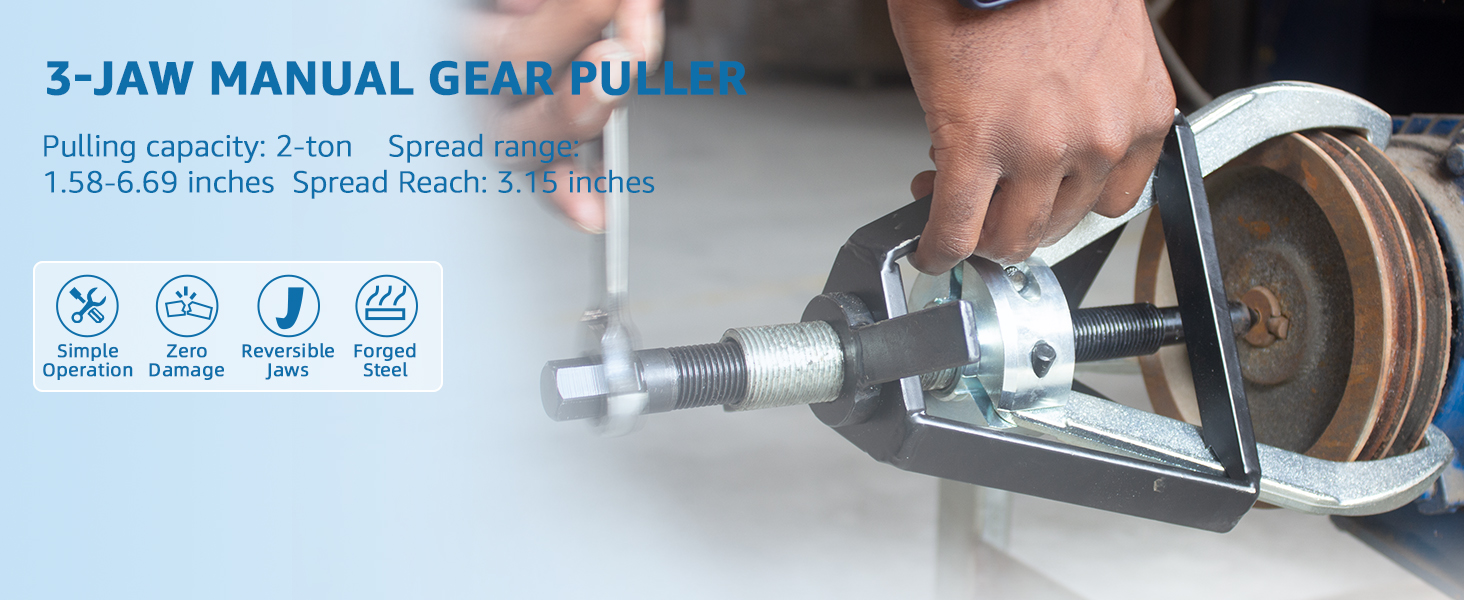 BESTOOL 3 Jaw Gear Puller