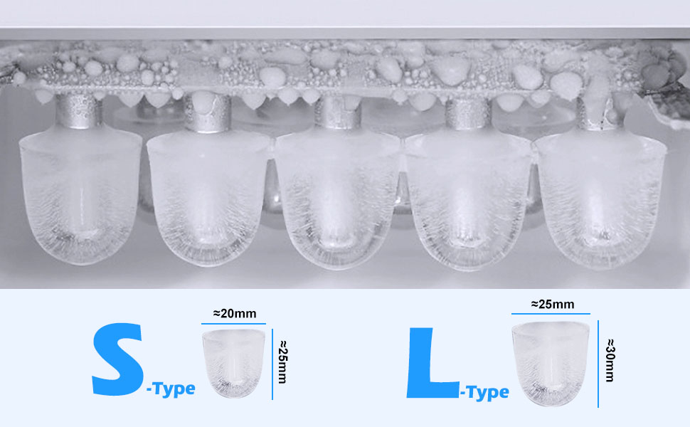 ADVWIN 12KG Ice Maker Portable Ice Maker Machine with SelfCleaning