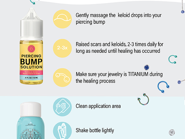 Ear piercing aftercare Nose piercing aftercare Belly button piercing cleaner