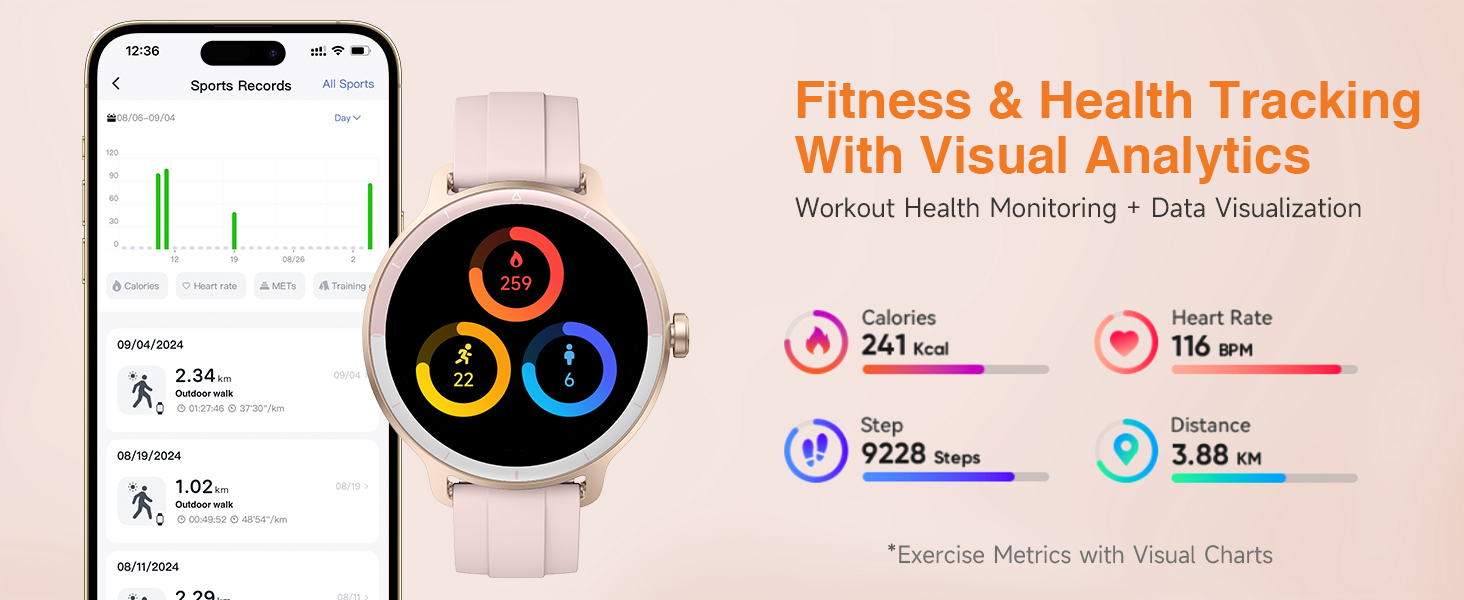 smart watch fitness tracking