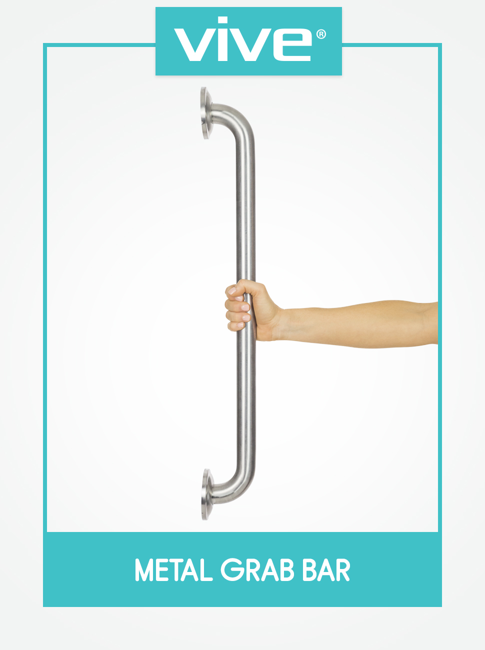 Vive Grab Bar for Bathtubs and Showers Handicap Bathroom Safety