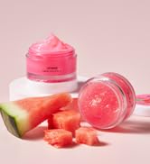 Lip Balm Mask Lip Scrub Set, lip Sleeping Mask Moisturizer and Lip Exfoliator Sugar Scrub