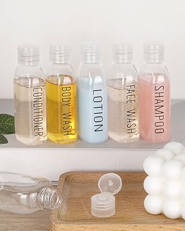 travel size bottles for toiletries
