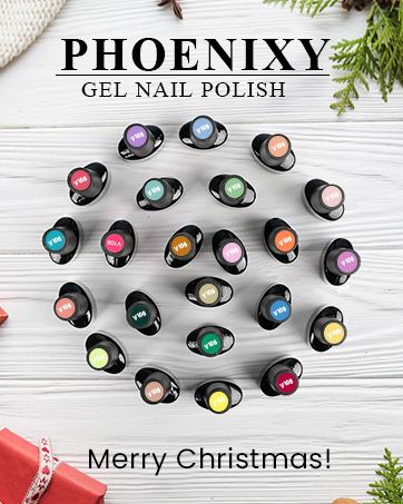Phoenixy UV LED Soak Off Gel Nail Polish Set, 40 Pcs Gel Nail Polish with Glossy Matte Base Top Coat, Orange Blue Gel Nail Polish Kit Gift for Women (Glass Bottle) 20 gel nail polish set