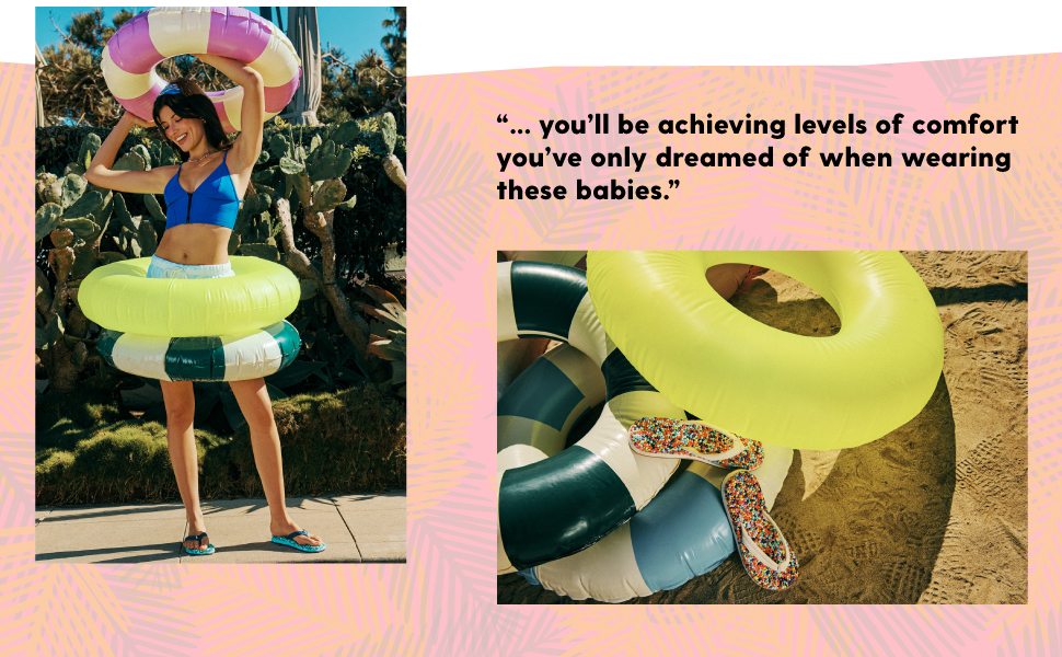 bubblecush yoga sandals for women 