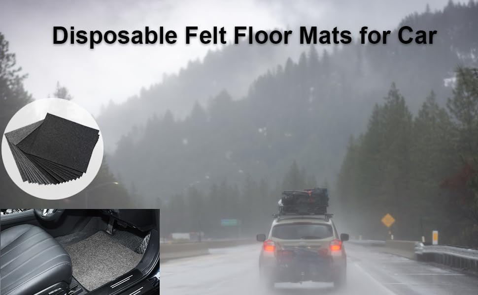 Protective Auto Floor Mat Disposable Felt Floor Mats for Cars