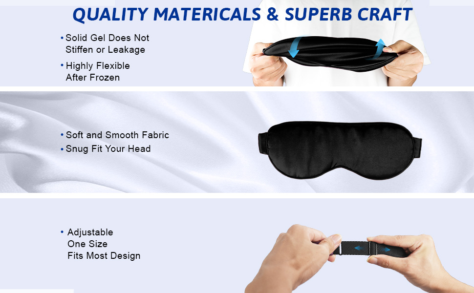 FACEMOON Cooling Eye Mask, Cold Eye Compress for Puffy Eye