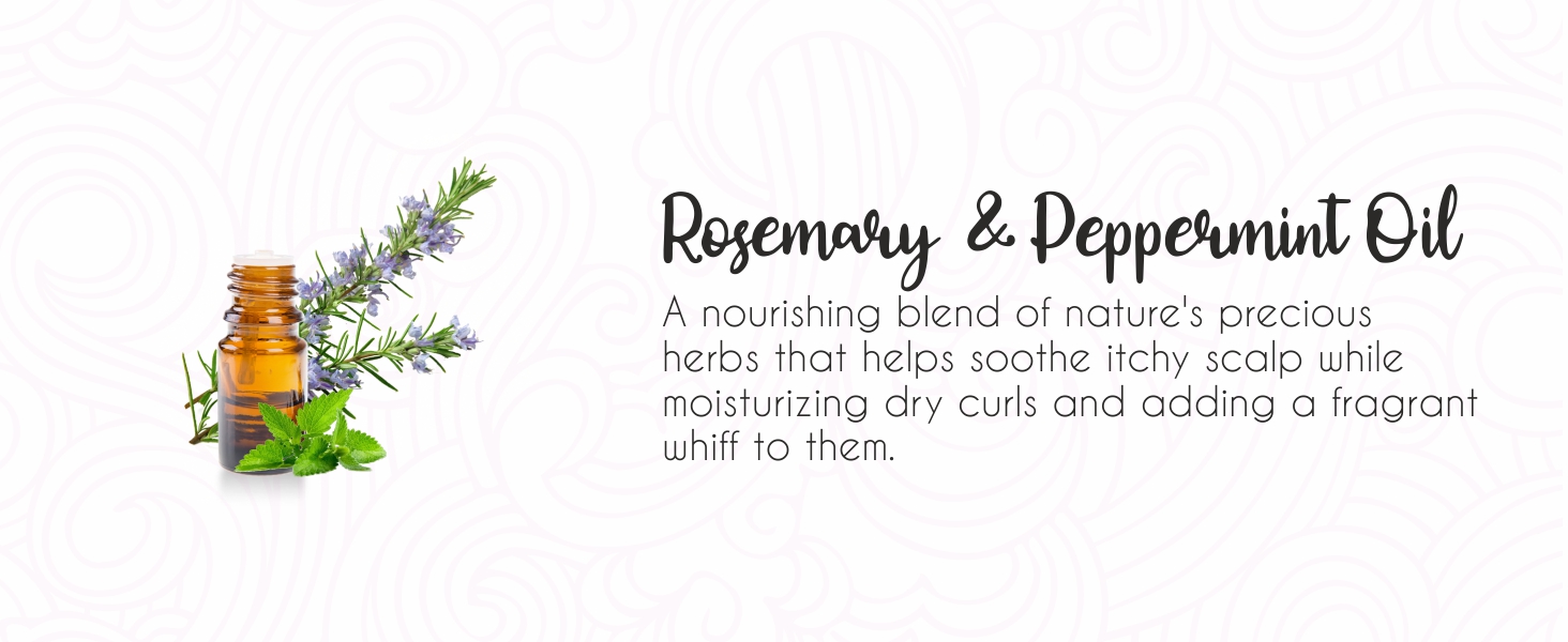Rosemary & peppermint oil promotes curly hair growth | Strenghthen Curly  hair, moisturizes curls