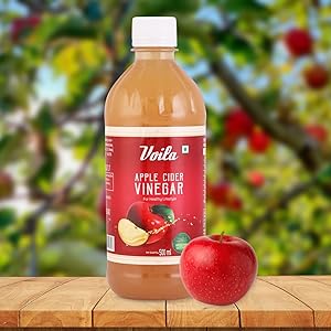 Buy Now Voila Apple Cider Vinegar 500Ml | For Weight Loss &Amp; Hair Imp... 14 Apple Cider Vinegar With Mother (Healthier)