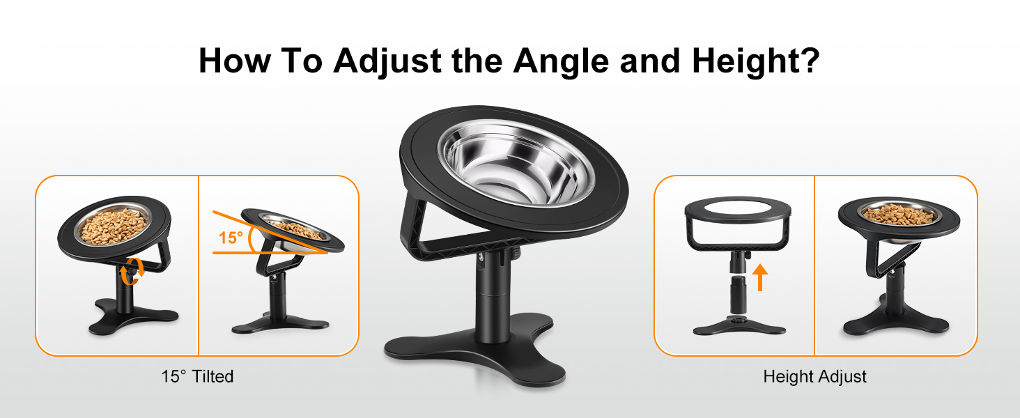 Raised Cat Bowls,Elevated Cat Bowls for Indoor Cats with