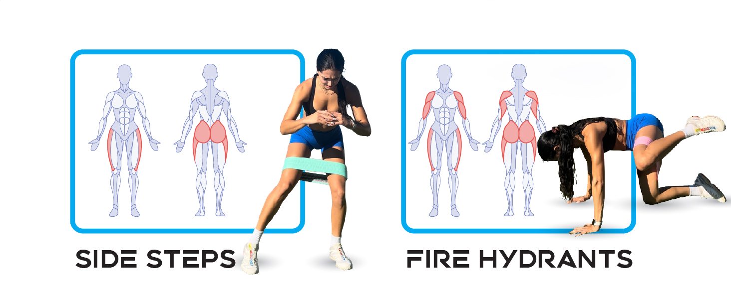 Side Steps Exercise Fire Hydrants Exercise