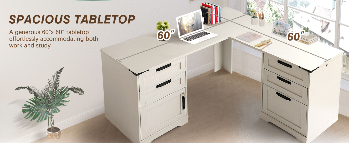 Farmhouse Home Office Desk