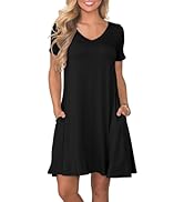 lionstill Women's Casual T Shirt Dress Summer Fashion Short