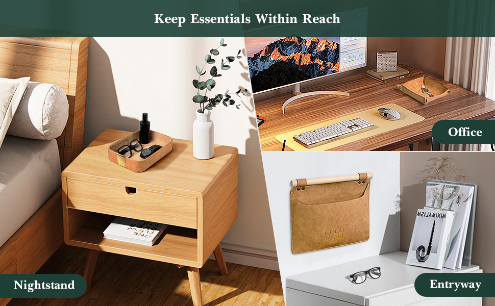 Home Living Decor Storage Decorative Trays Holder Watch Keys Organizers EDC gifts