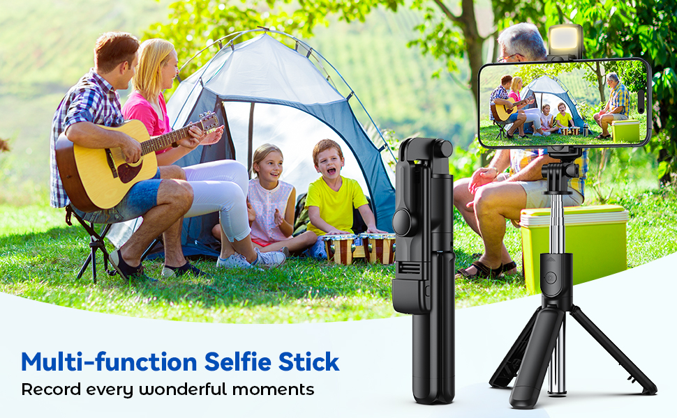 Aourxiv Selfie Stick with Light