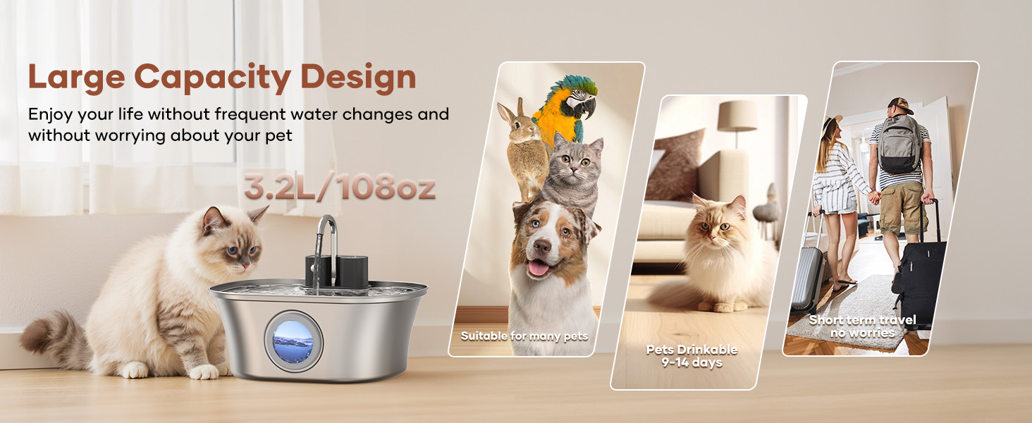 cat water fountain battery operated