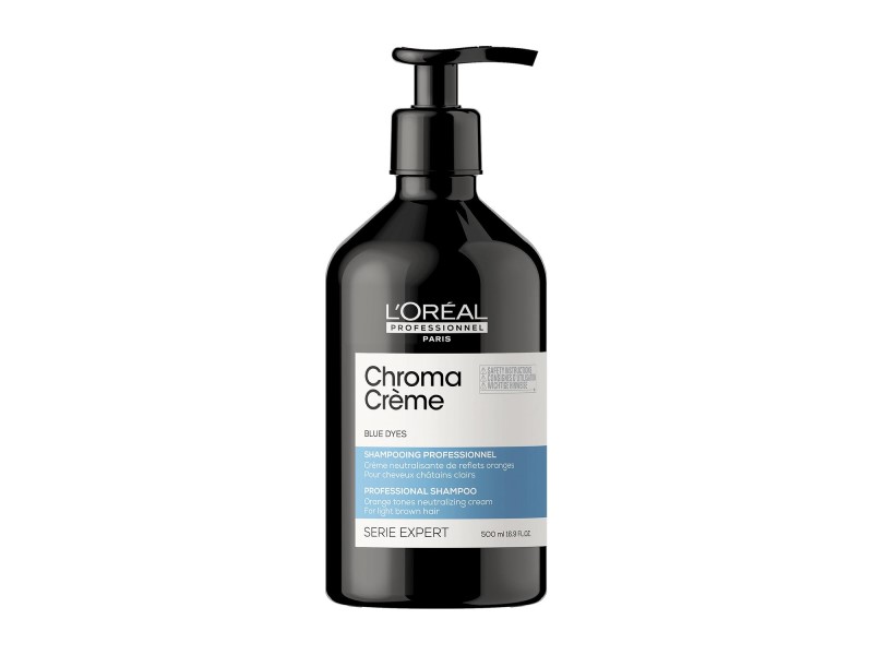 lichtbruin haar,tegen oranje tint,Série Expert, Chroma Crème,shampoo,kleurpigmenten,glad
