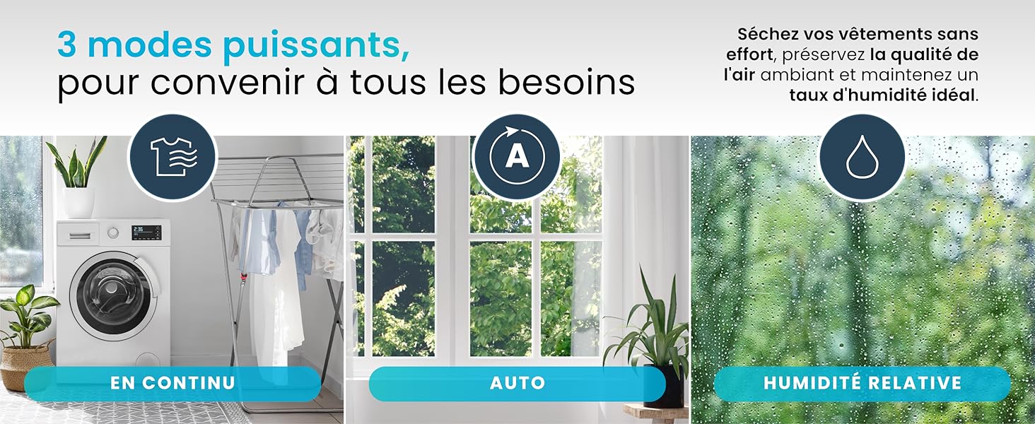 Infographie - Mode séchage linge rapide et économique