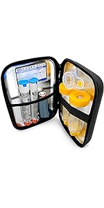 black inhaler spacer epipens