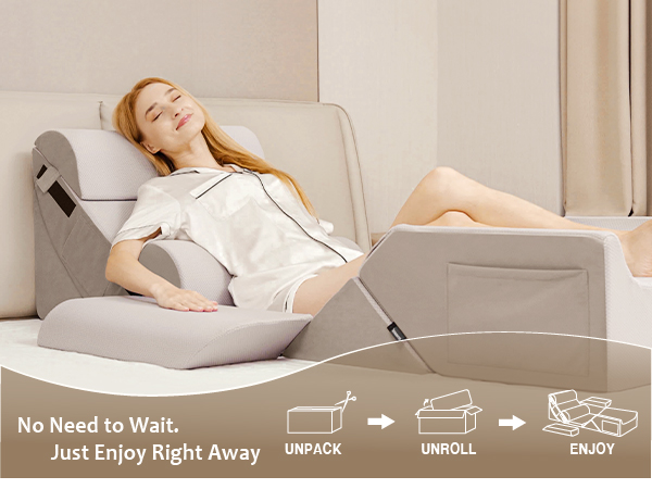 bed wedge pillow for sleeping