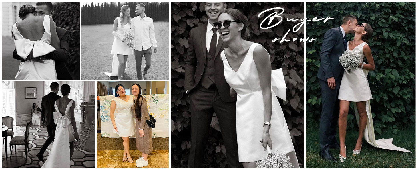 wedding dress short bridal shower