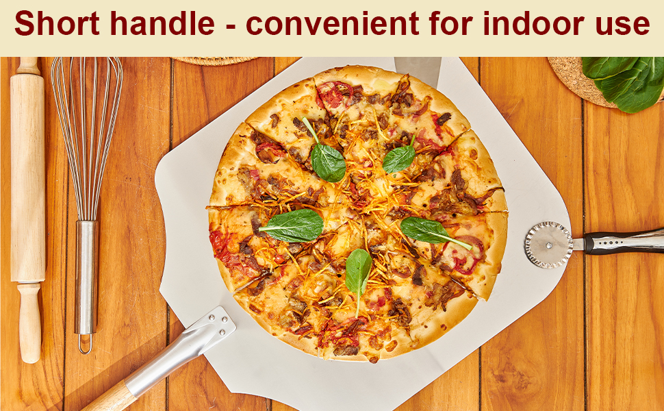 16 inch pizza peel with long handle
