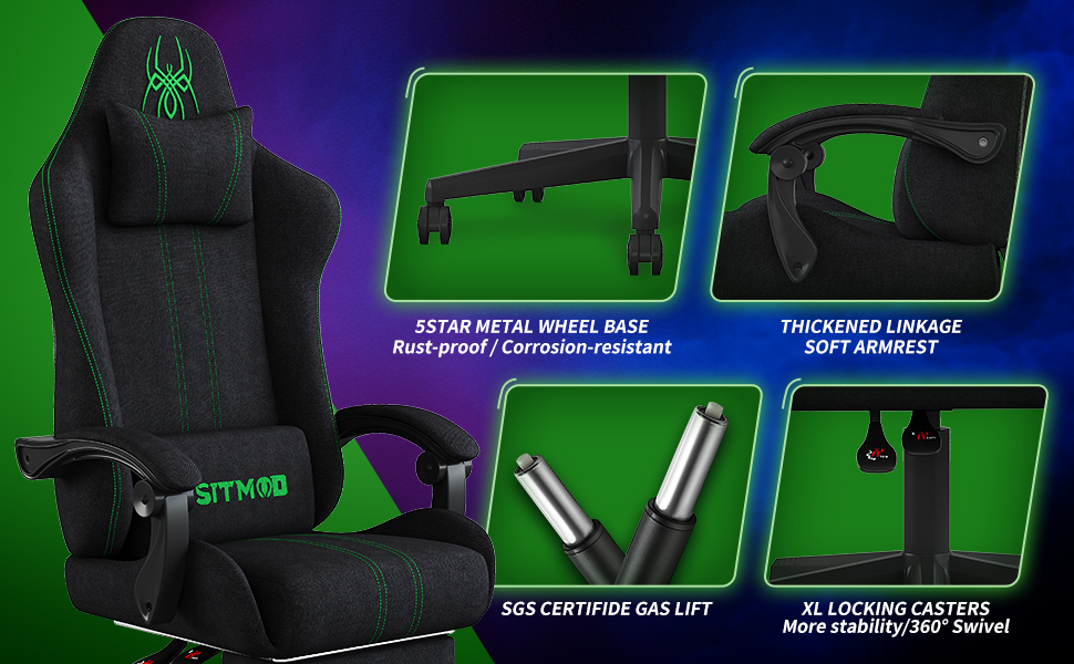 Ergonomic gaming chairs