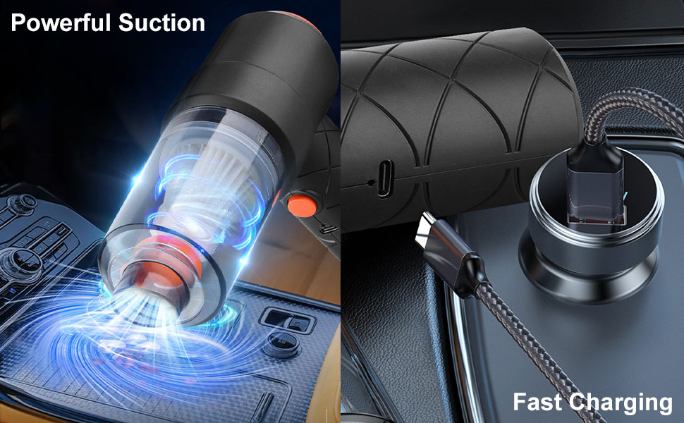 Portable Mini Car Vacuum Cleaner