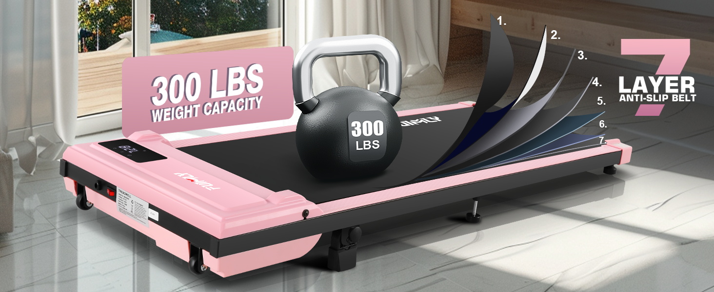 Incline Under Desk Treadmill,4 in 1 Walking Pad Treadmill