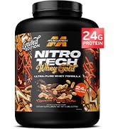MuscleTech Whey Protein Powder (Chocolate Peanut Butter, 5LB) - Nitro-Tech Whey Protein Isolate S...
