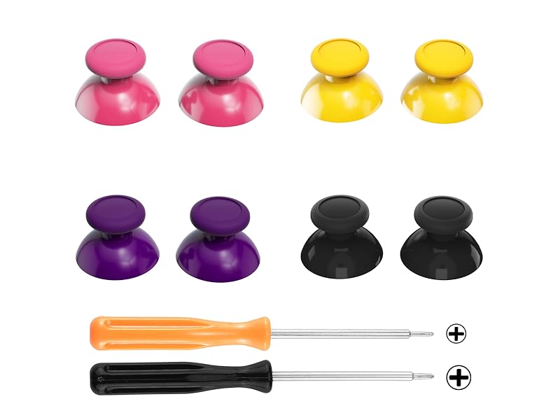 Amazon.com: eXtremeRate Replacement 3D Joystick Thumbsticks