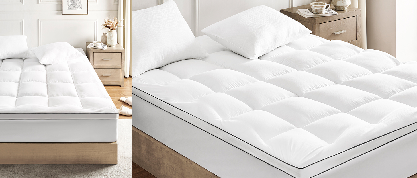 XEDREAM Extra Thick Mattress Pad Queen Size, Pillow Top