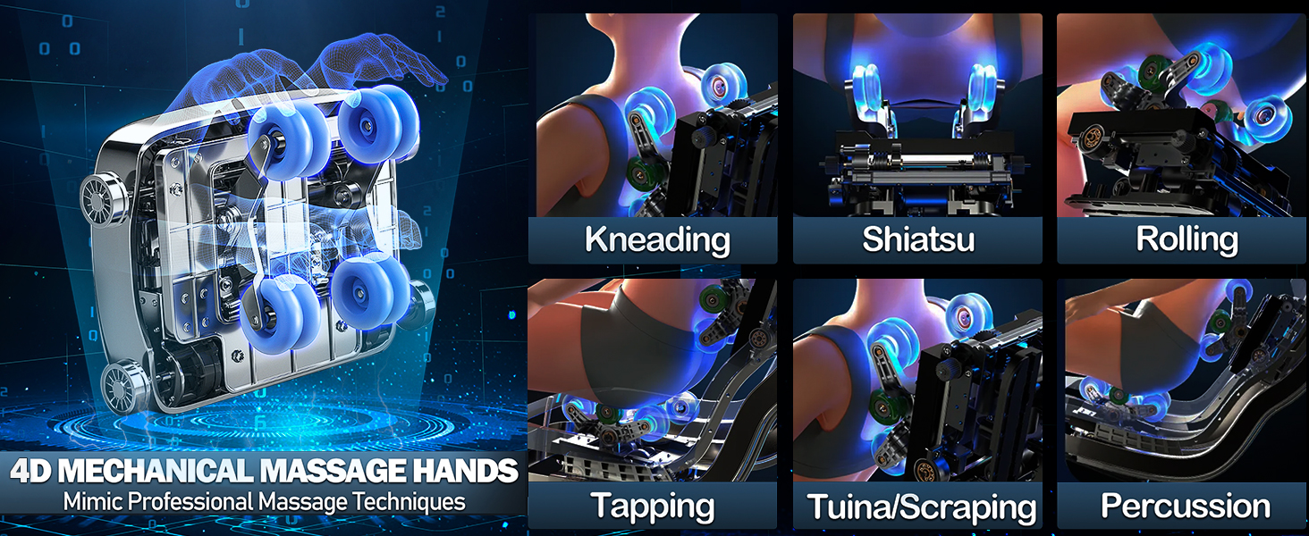 4D MECHANICAL MASSAGE HANDS