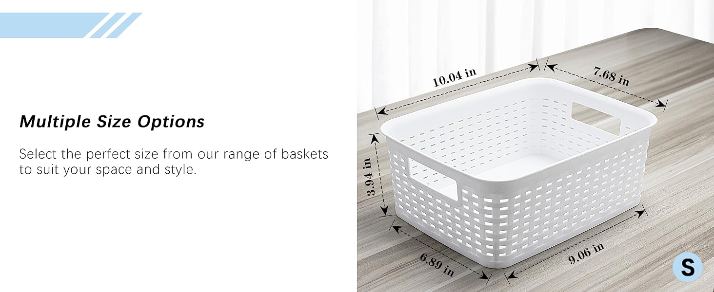 woven baskets for storage