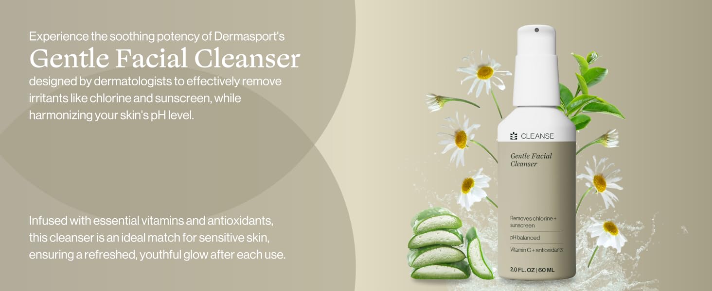 facial cleanser for swimmers