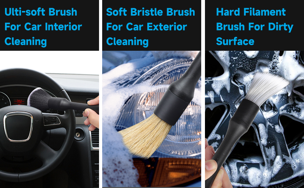 Car Detailing Brush Kit