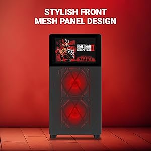 stylish front mesh panel
