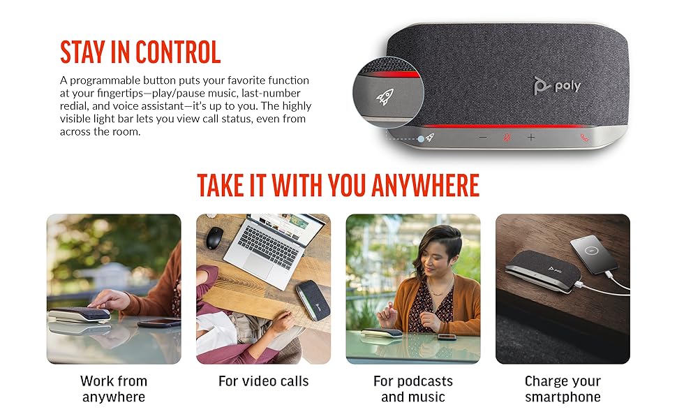 新品未使用　poly SYNC20+ M USB-C USB Bluetooth Amazon.com: Poly - Sync 20 USB-C Personal Smart Speakerphone