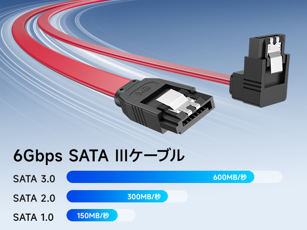 Amazon.co.jp: Cable Matters 3本セッ 6Gbps SATA ケーブル