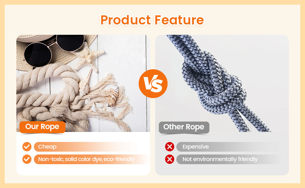 Natural Twisted Cotton Rope