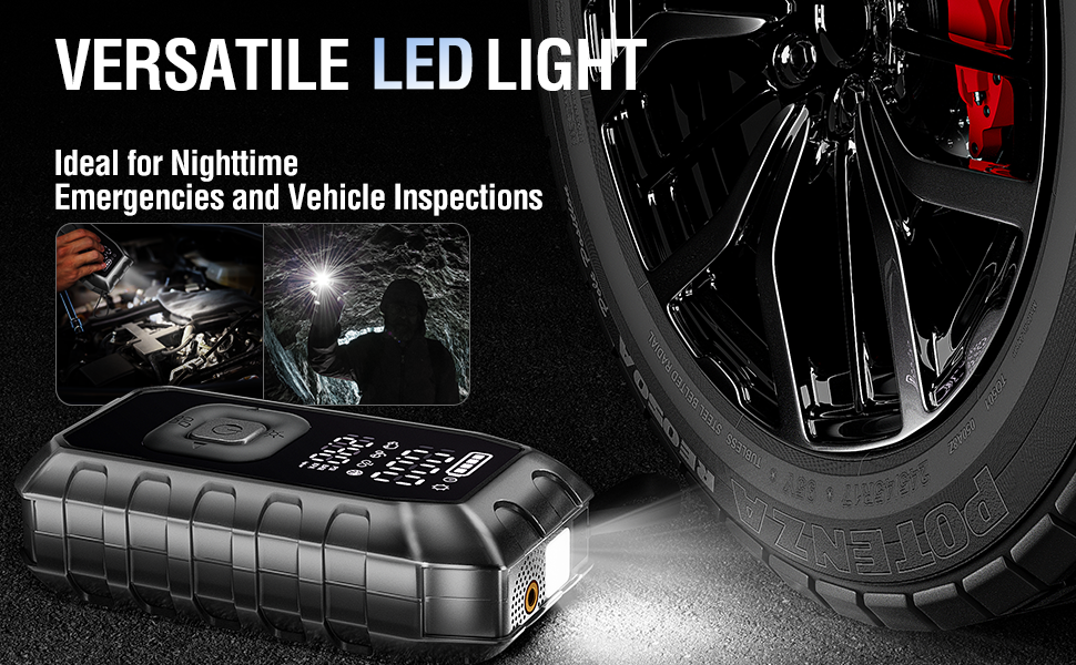 Tire Inflator Portable Air Compressor