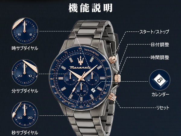 美品 マセラッティ スフィーダ クロノグラフ ブラック スチール オンライン限定 楽天市場】【5%OFF CP & P3倍 10/2 9:59まで】マセラティ